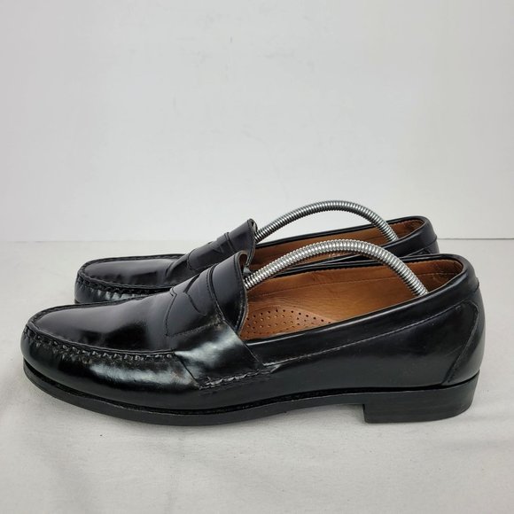Allen Edmonds Penny Loafer Men's Made in the USA Black Shoes US Size 12A - Picture 2 of 9